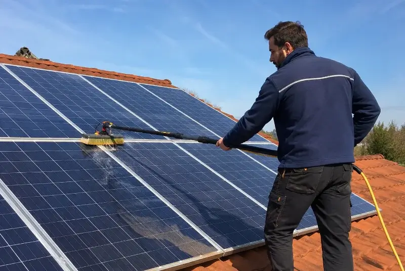 Nettoyage et entretien de panneaux solaires à Saint-Barthélemy